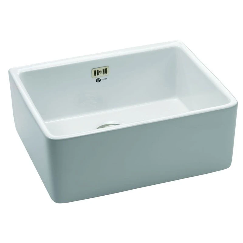 Carron Phoenix Belfast 100 1 Bowl Ceramic Kitchen Sink - 124.0477.726 1 Carron Phoenix Belfast 100 1 Bowl Ceramic Kitchen Sink - 124.0477.726