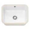 Franke By V&B 1 Bowl Undermount Ceramic Kitchen Sink VBK 110-50 - White - 126.0381.823
