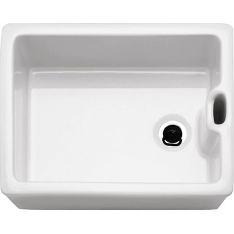 Franke Belfast 1 Bowl Ceramic Kitchen Sink BAK 710-53 Reversible - White - 130.0305.150 1 Franke Belfast 1 Bowl Ceramic Kitchen Sink BAK 710-53 Reversible - White - 130.0305.150