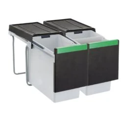 Carron Phoenix Linea 360 Waste Sorter Triple Bin - 60 Litres - 134.0079.062