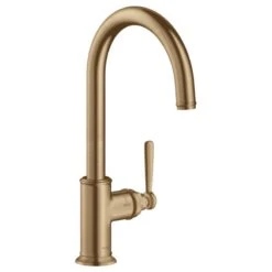 AXOR Montreux Single Lever Kitchen Mixer Tap 260 With Swivel Spout - Brushed Bronze - 16580140