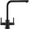 Franke Krios L-Spout Kitchen Mixer Tap - Matt Black - 115.0659.342