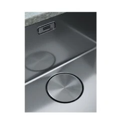 Franke Mythos Plus 1 Bowl Inset Kitchen Sink With Right Hand Drainer MYX 211-86 - Stainless Steel - 127.0640.511 -Home Kitchen 1 2 127.0640.511 waste cover