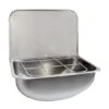 KWC DVS Wall Mounted Bucket Sink With Grid & Splashback WB440COP-UK - 207.0480.276