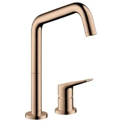 AXOR Citterio M Single Lever Kitchen Mixer Tap 240 With Swivel Spout 2TH - Polished Red Gold - 34820990