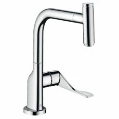 Axor Citterio Single Lever Kitchen Mixer Select 230 With Pull-Out Spout Eco - Chrome - 39864000