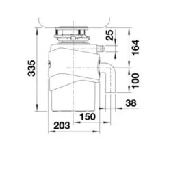 Blanco FWD Max Waste Disposal Unit - 456440 -Home Kitchen 4 5 456440 1