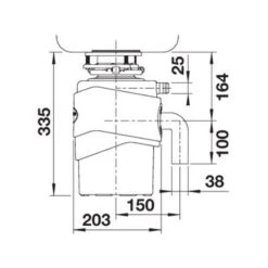 Blanco FWD Max Waste Disposal Unit - 456440 -Home Kitchen 4 5 456440 3