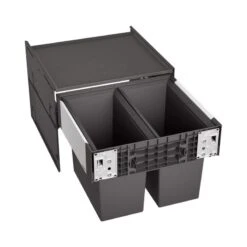 Blanco SELECT II 50/2 Waste Sorter For 500mm Base Cabinet - Black/Anthracite - 526201