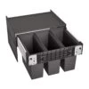 Blanco SELECT II 60/3 Waste Sorter For 600mm Base Cabinet - Black/Anthracite - 526204