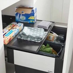 Blanco SELECT II Compact 60/2 Waste Sorter For 600mm Base Cabinet - Black/Anthracite - 526207 -Home Kitchen 5 2 526207 3