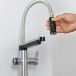 Blanco Drink.filter EVOL-S Pro 3-in-1 Flexible Hose PVD Steel Kitchen Tap - Stainless Steel - 526311 -Home Kitchen 5 2 526311 4