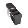Blanco BOTTON II 30/2 Waste Sorter For 300mm Base Cabinet - Black/Anthracite - 526376