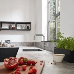 Hansgrohe Talis M54 Single Lever Kitchen Mixer U 220, 1jet - Stainless Steel - 72806800 -Home Kitchen 7 2 72806800 2