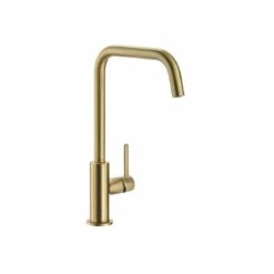 Abode Althia Single Lever Kitchen Tap Brushed Brass - AT2103