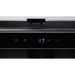 AEG AWUS020B5B Built Under 30cm Wine Cabinet - Black -Home Kitchen aeg awus020b5b digital display front close up view