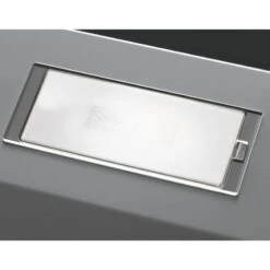AEG DEB2631S 60cm Integrated Hood - Grey -Home Kitchen aeg deb2631s led light under hood close up view