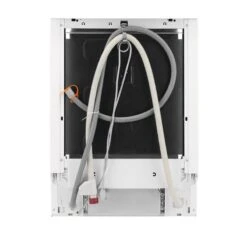AEG FSK32610Z Fully Integrated 13 Place Dishwasher - White -Home Kitchen aeg fsk32610z plug drain pipe back view 2