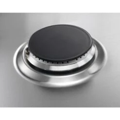 AEG HGB64420YM 60cm Gas Hob - Stainless Steel -Home Kitchen aeg hgb64420ym capped gas outlet top close up view
