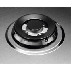 AEG HGB64420YM 60cm Gas Hob - Stainless Steel -Home Kitchen aeg hgb64420ym gas outlet top front close up view