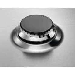 AEG HGB64420YM 60cm Gas Hob - Stainless Steel -Home Kitchen aeg hgb64420ym small gas outlet top front close up view