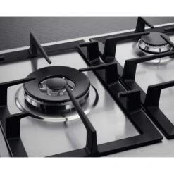 AEG HGB95522YM 90cm Gas Hob - Stainless Steel -Home Kitchen aeg hgb95522ym top gas hob grill close up view