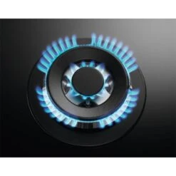 AEG IKB64401FB 60cm Induction Hob - Black -Home Kitchen aeg hkb95450nb on uncapped gas outlet close up view 1