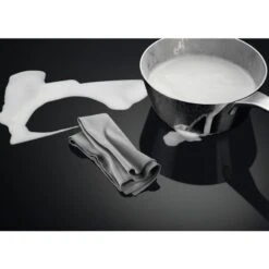 AEG IPE84531FB 80cm Induction Hob - Black -Home Kitchen aeg ipe84531fb easy clean spillage feature side view