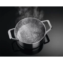 AEG IPE84531FB 80cm Induction Hob - Black -Home Kitchen aeg ipe84531fb pan boiling water top view
