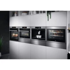 AEG KDE911424M 14cm Warming Drawer - Stainless Steel -Home Kitchen aeg kde911424m installed drawers setup front side view