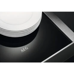 AEG KDE911424M 14cm Warming Drawer - Stainless Steel -Home Kitchen aeg kde911424m platles on inner drawer top view