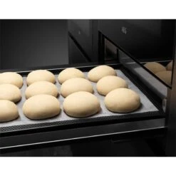 AEG KDK911424M 14cm Warming Drawer - Black Glass & Stainless Steel -Home Kitchen aeg kdk911424m warmed baps side view