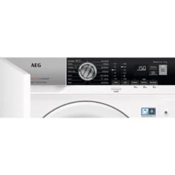 AEG L7FE7261BI Built-In 7kg 1200rpm Washing Machine - White -Home Kitchen aeg l7fe7261bi washing functions panel front view