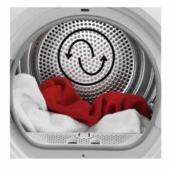 AEG T6DBG720N Free Standing 7kg Tumble Dryer - White -Home Kitchen aeg t6dbg720n washing cycle illustration open front view