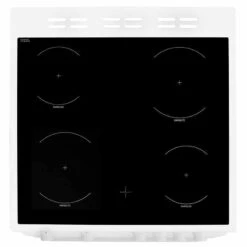 Beko KDC611W 60cm Electric Double Oven Ceramic Cooker - White -Home Kitchen b e beko kdc611w 3