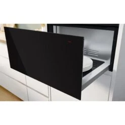 Bosch BID7101B1B Series 8 Built-In Warming Drawer - 600 X 290mm - Black -Home Kitchen b o bosch bid7101b1b series 8 warming drawer 3