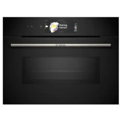 Bosch CMG778NB1 Series 8 Built-In Compact Oven With Microwave Function & Home Connect - Black