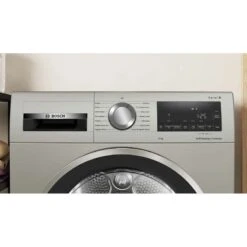 Bosch WQG245S9GB Series 6 Heat Pump 9kg Tumble Dryer - Silver -Home Kitchen b o bosch series 6 wqg245s9gb tumble dryer 2
