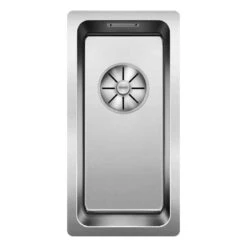Blanco ANDANO 180-U 1 Bowl Stainless Steel Kitchen Sink With Manual InFino Drain System - Satin Polish - 522952