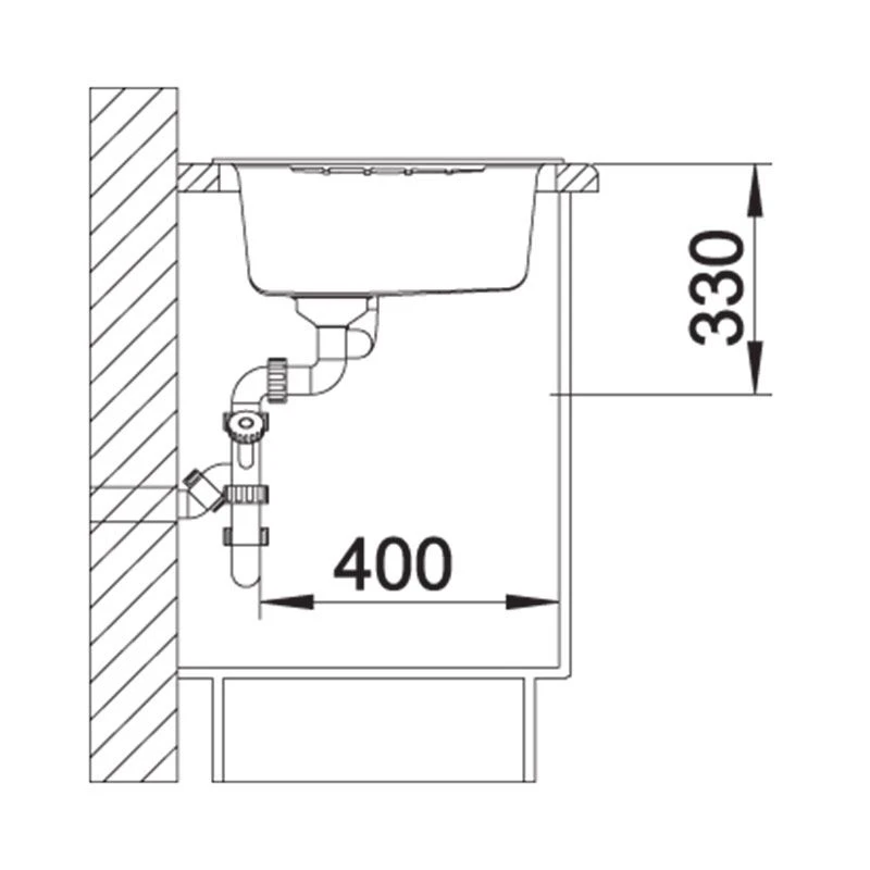 Blanco Zia 9 E Silgranit 1 Bowl Inset Kitchen Sink - Centred Bowl - Volcano Grey - 527395 3 Blanco Zia 9 E Silgranit 1 Bowl Inset Kitchen Sink - Centred Bowl - Volcano Grey - 527395 - Image 3