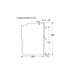 Bosch Series 4 MBS533BB0B Built-In Double Electric Oven - Black -Home Kitchen bosch mbs533bb0b 6