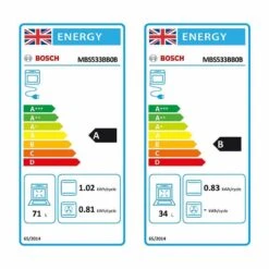 Bosch Series 4 MBS533BB0B Built-In Double Electric Oven - Black -Home Kitchen bosch mbs533bb0b 7
