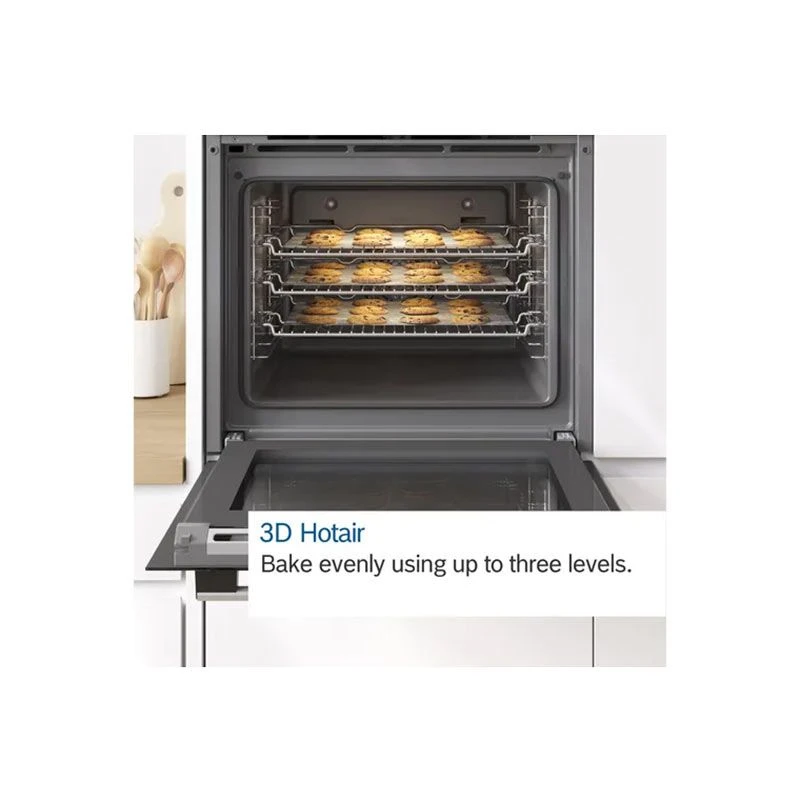 Bosch Series 2 MHA133BR0B Built-In Double Electric Oven - Brushed Steel 5 Bosch Series 2 MHA133BR0B Built-In Double Electric Oven - Brushed Steel - Image 5