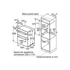 Bosch Series 2 MHA133BR0B Built-In Double Electric Oven - Brushed Steel 13 Bosch Series 2 MHA133BR0B Built-In Double Electric Oven - Brushed Steel -Home Kitchen bosch mha133br0b 5