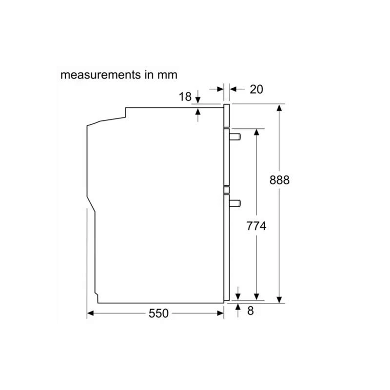 Bosch Series 2 MHA133BR0B Built-In Double Electric Oven - Brushed Steel 7 Bosch Series 2 MHA133BR0B Built-In Double Electric Oven - Brushed Steel - Image 7