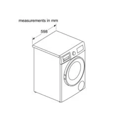 Bosch Series 4 WNA134U8GB Free-Standing 8/5kg 1400rpm Washer Dryer - White -Home Kitchen bosch wna134u8gb 8