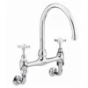 Bristan 1901 Wall Mounted Bridge Kitchen Mixer Tap - Chrome - N WMDSM C