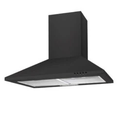 Candy CCE60NN 60cm Wall-Mounted Chimney Cooker Hood - Black Steel