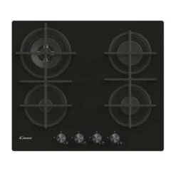 Candy CDK6GR4PBB 60cm Gas On Glass Hob - Black Glass