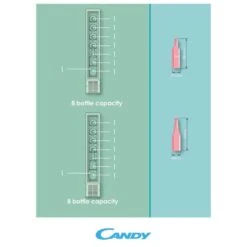 Candy DiVino CCVB 15 UK/1 15cm Wine Cooler - Stainless Steel -Home Kitchen c a candy divino ccvb 15 uk 1 15cm wine cooler dimensions